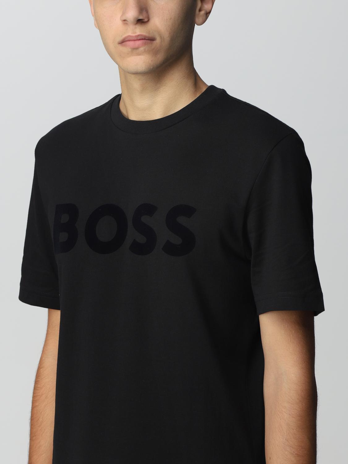 BOSS CAMISETA: Camiseta hombre Boss, Negro - Img 4