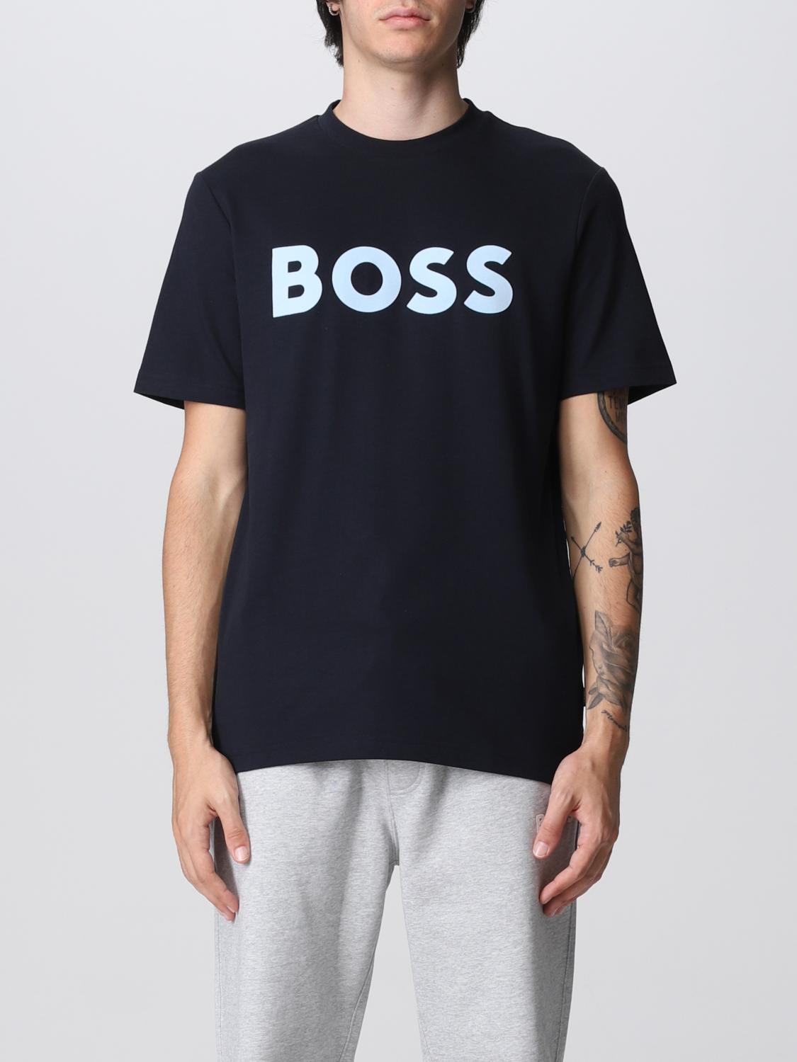 BOSS T-SHIRT: T-shirt men Boss, Navy - Img 1