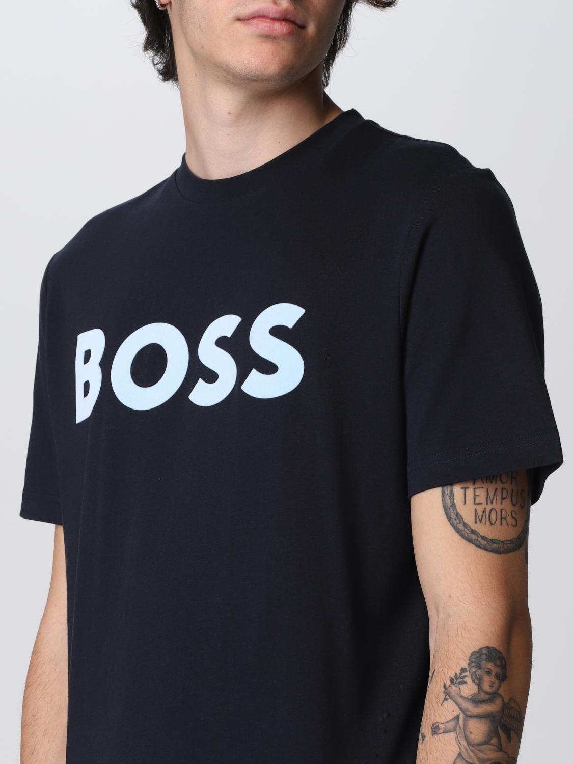 BOSS T-SHIRT: T-shirt men Boss, Navy - Img 4