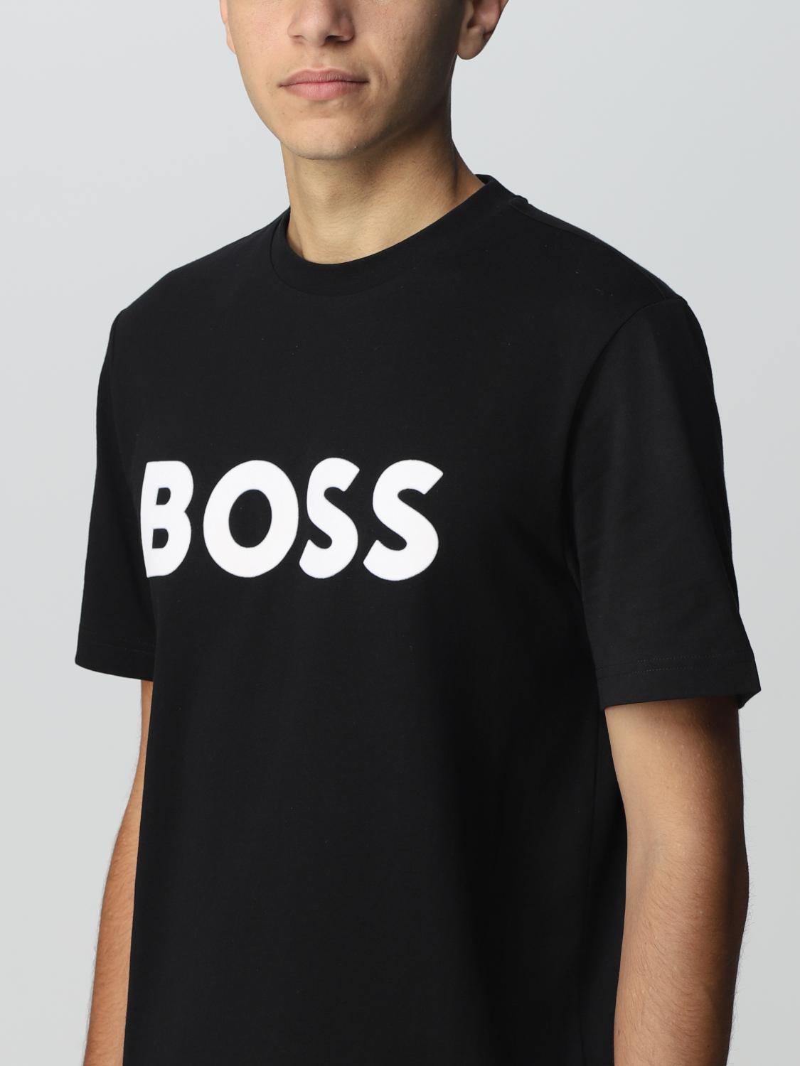 BOSS T-SHIRT: T-shirt men Boss, Black 1 - Img 4
