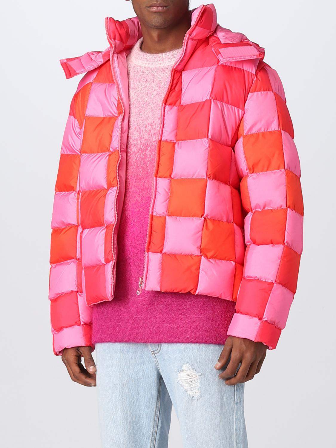 ERL JACKET: Coat men Erl, Pink - Img 3