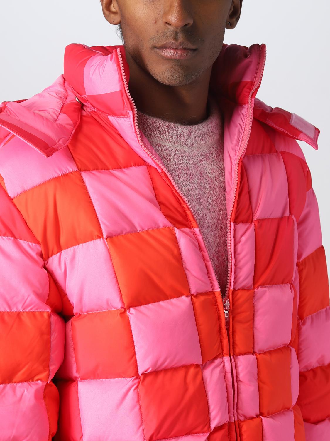 ERL JACKET: Coat men Erl, Pink - Img 4