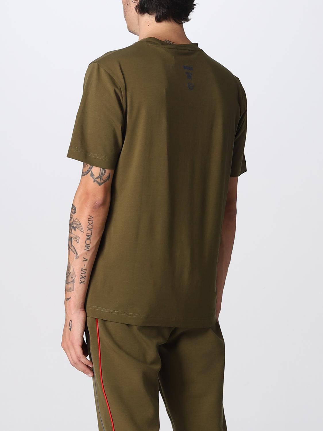 BOSS T-SHIRT: T-shirt men Boss, Green - Img 3