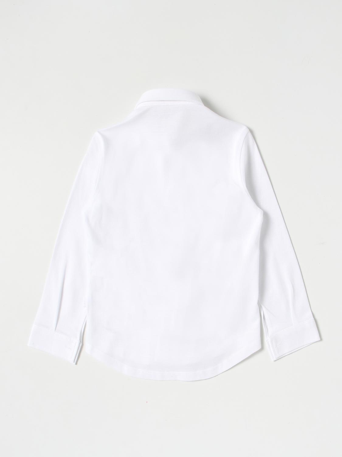 IL GUFO CAMISA: Camisa niños Il Gufo, Blanco - Img 2