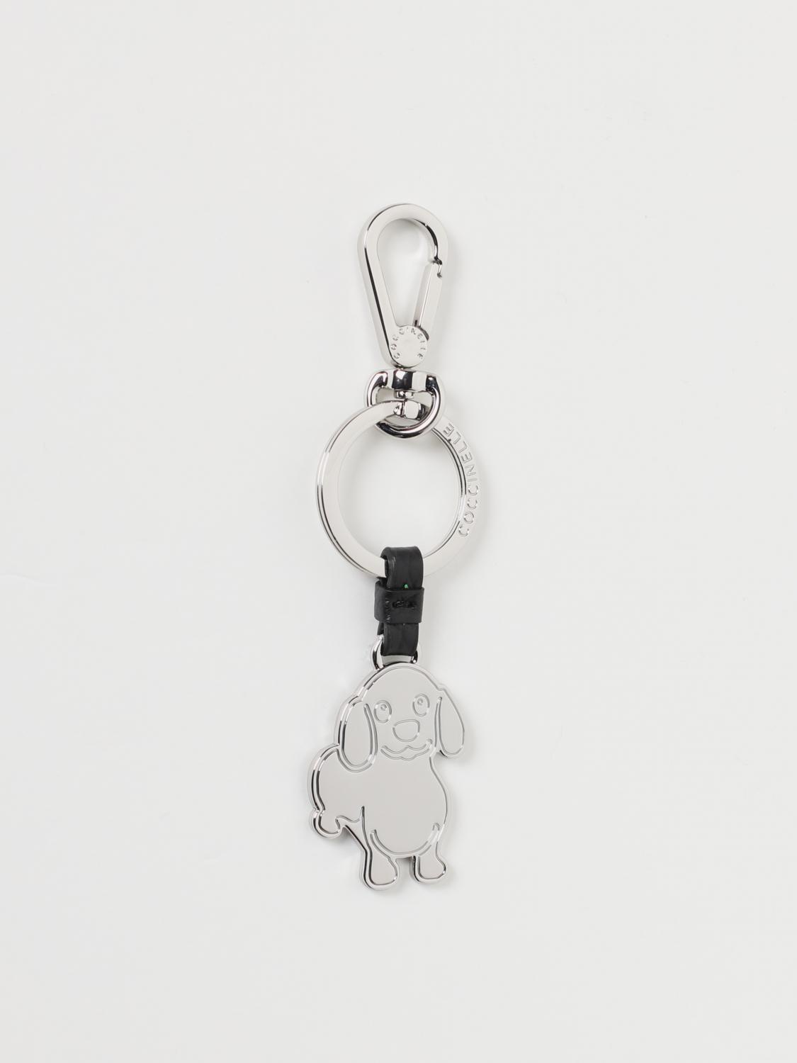 キーホルダー・キーリング COCCINELLE Woman Key chain Black E2M9K41R401 001 Caroline Gardner キーリング・バッグチャーム 