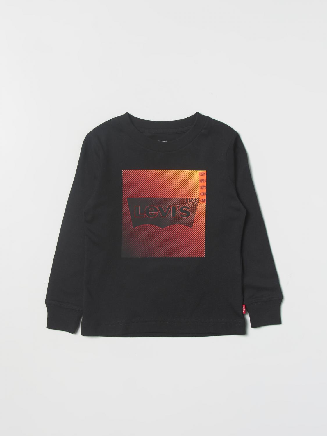 LEVI'S JERSEY: Camiseta niños Levi's, Negro - Img 1