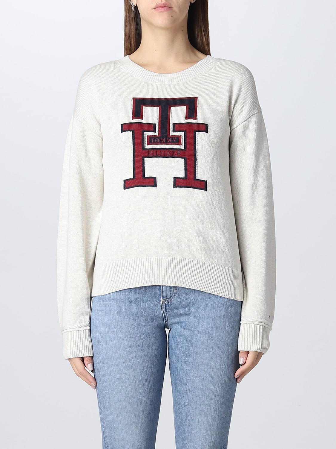 Tommy Hilfiger White Cotton Women's Sweatpant main image 1
