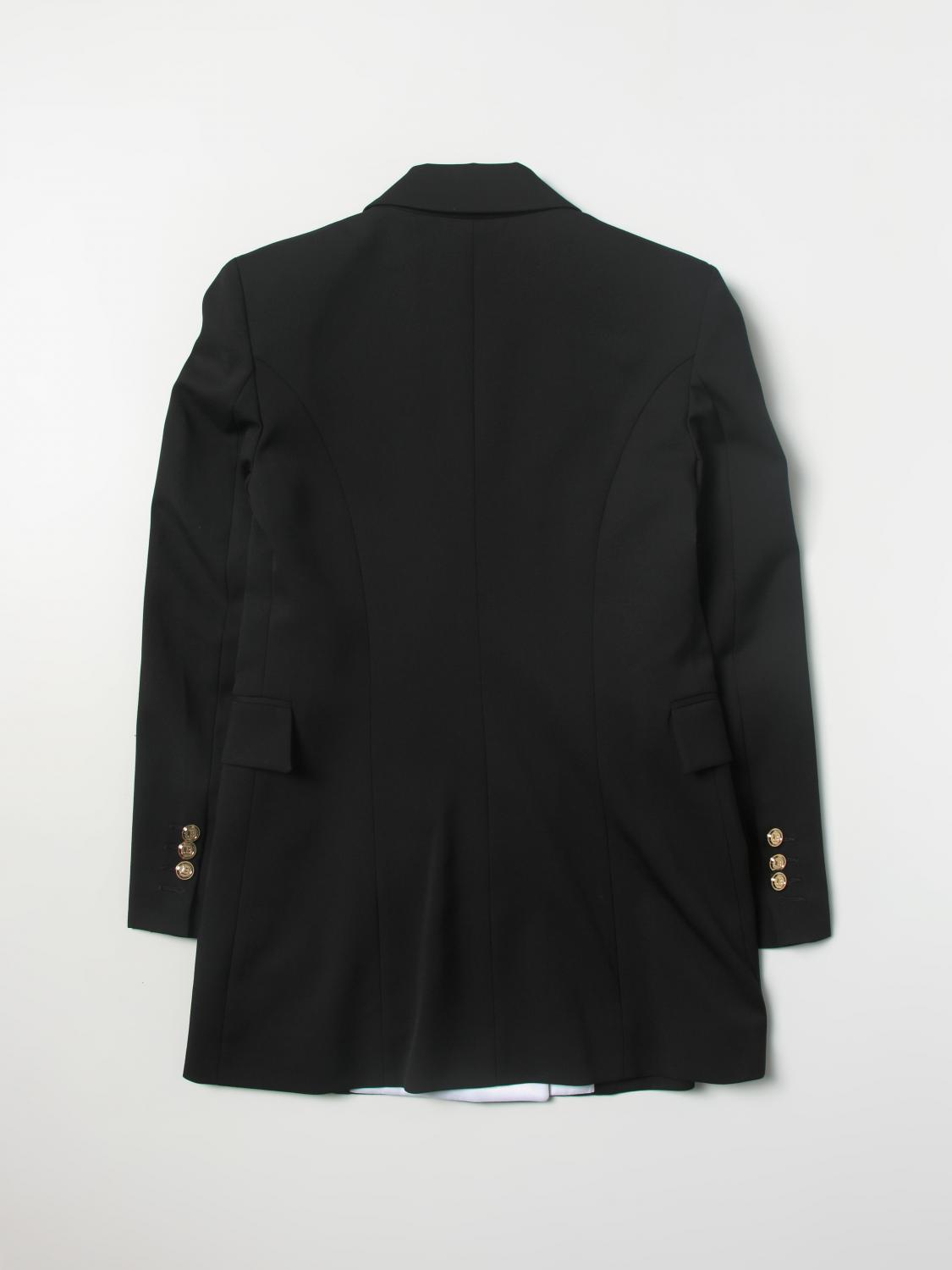 BALMAIN AMERICANA: Americana niños Balmain, Negro - Img 2