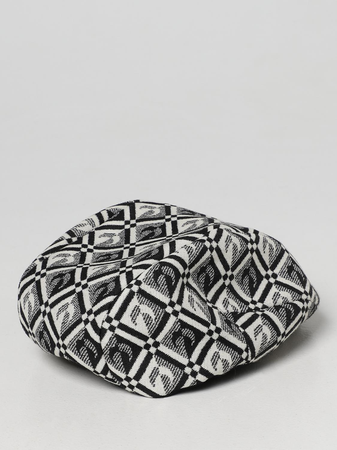 MARINE SERRE HAT: Hat men Marine Serre, Black - Img 2