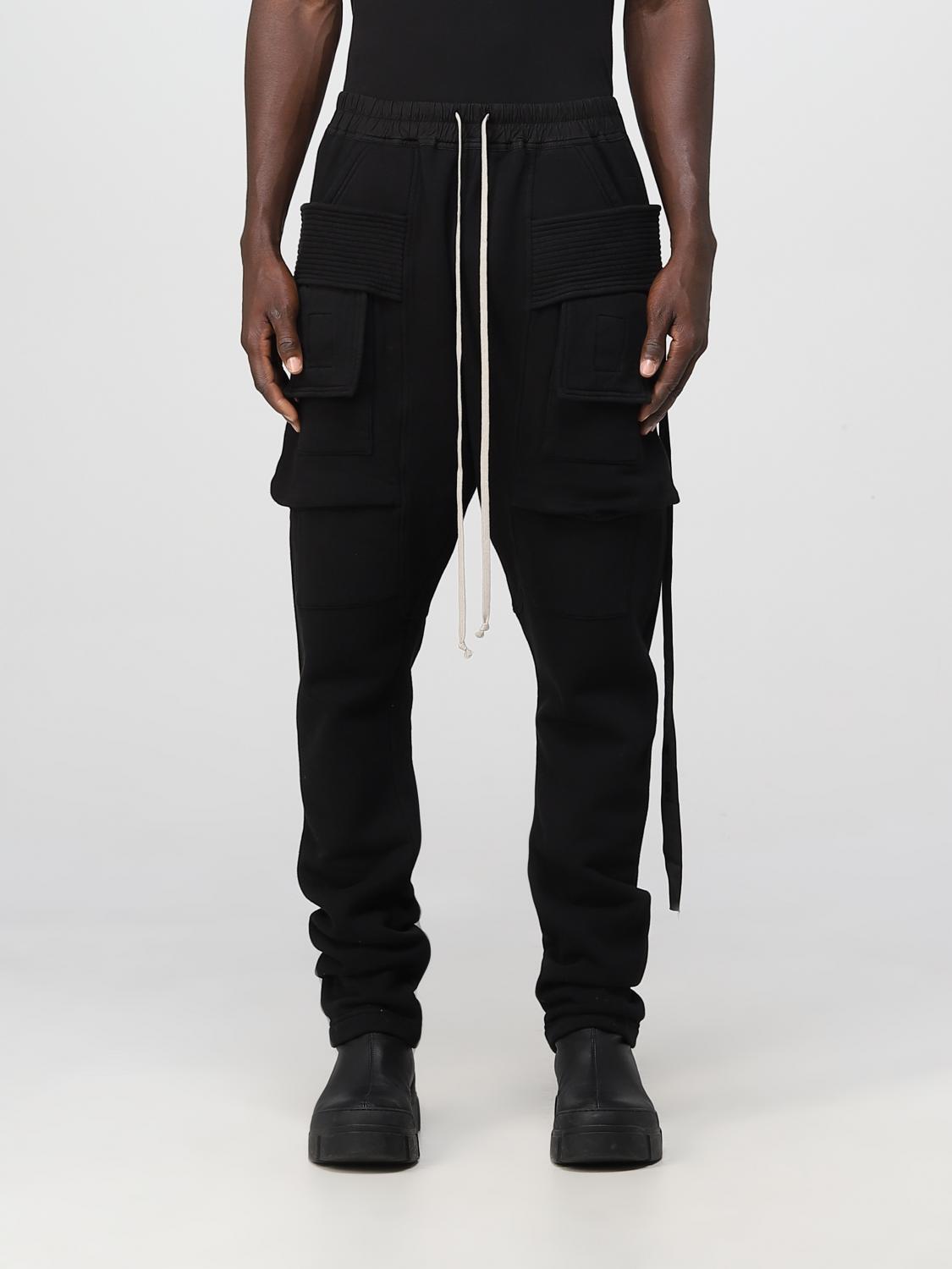 RICK OWENS PANTS: Pants men Rick Owens, Black - Img 1