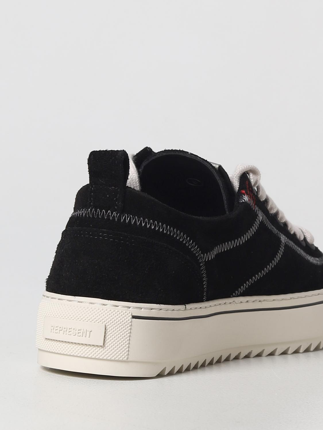 REPRESENT SNEAKERS: Sneakers men Represent, Black - Img 3