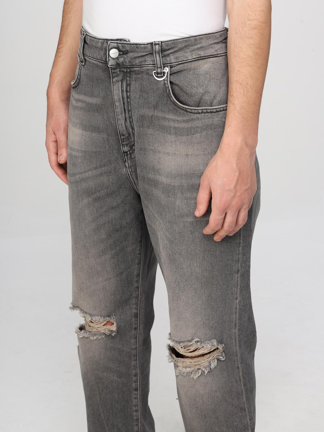 REPRESENT JEANS: Jeans men Represent, Grey - Img 3