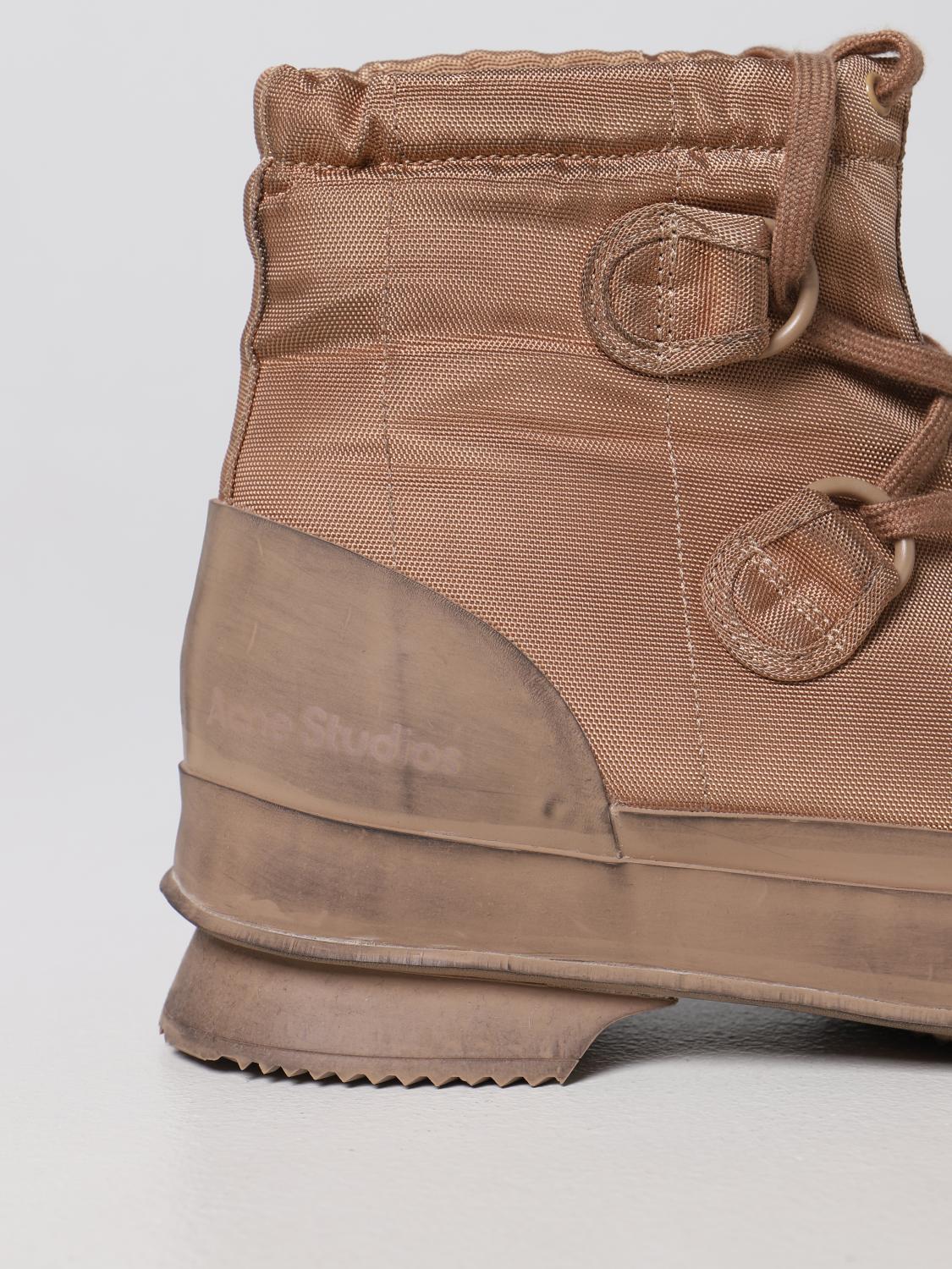 ACNE STUDIOS BOTTINES PLATES: Chaussures femme Acne Studios, Marron - Img 4