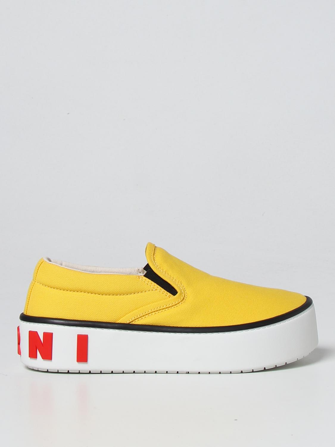 Marni Sneakers women - Yellow | SNZW010703P3571 | GIGLIO.COM