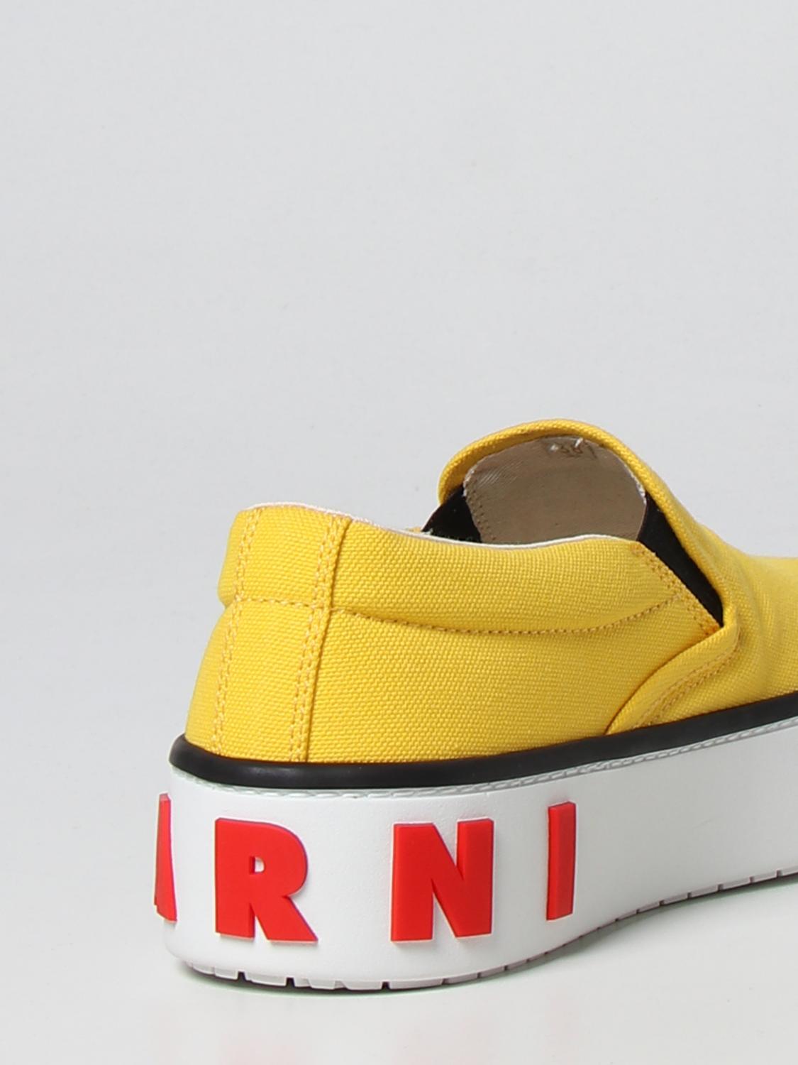 Marni Sneakers women - Yellow | SNZW010703P3571 | GIGLIO.COM
