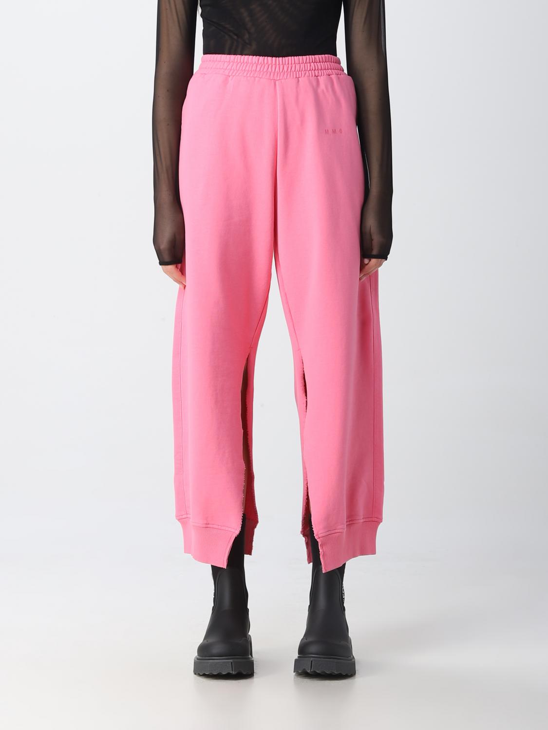 パンツ MAISON MARGIELA Woman Pants Pink S51KA0577S18201 232 MM6 MAISON MARGIELA | Pink Women's Casual Pants | YOOX