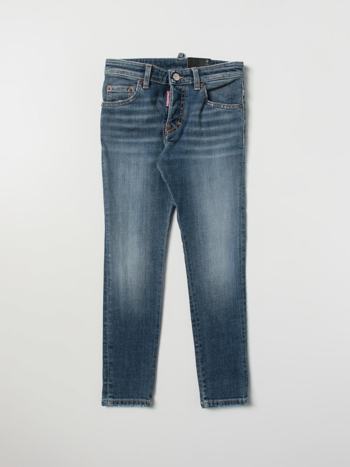 DSQUARED2 JEANS: Vaquero niños Dsquared2, Azul Oscuro - Img 1