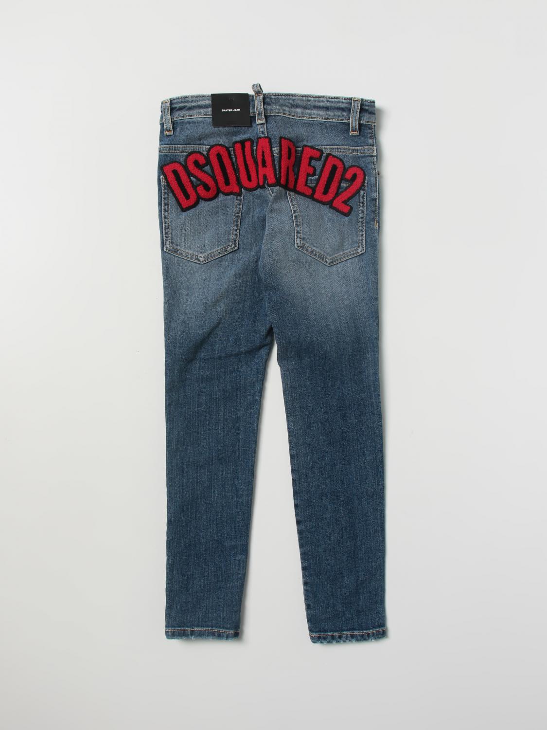 DSQUARED2 JEANS: Vaquero niños Dsquared2, Azul Oscuro - Img 2