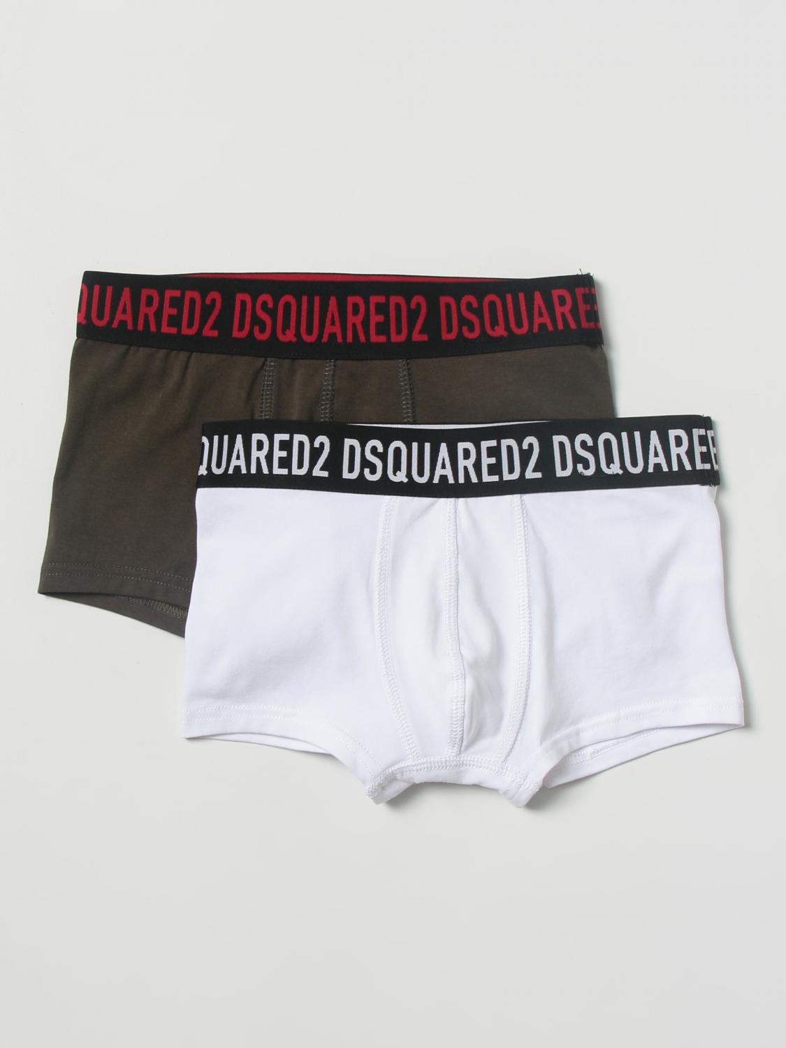 Dsquared2 Boxer Mare Nero Con Logo Da Bambino DQ3295-D0AH9-DQ900 main image 1