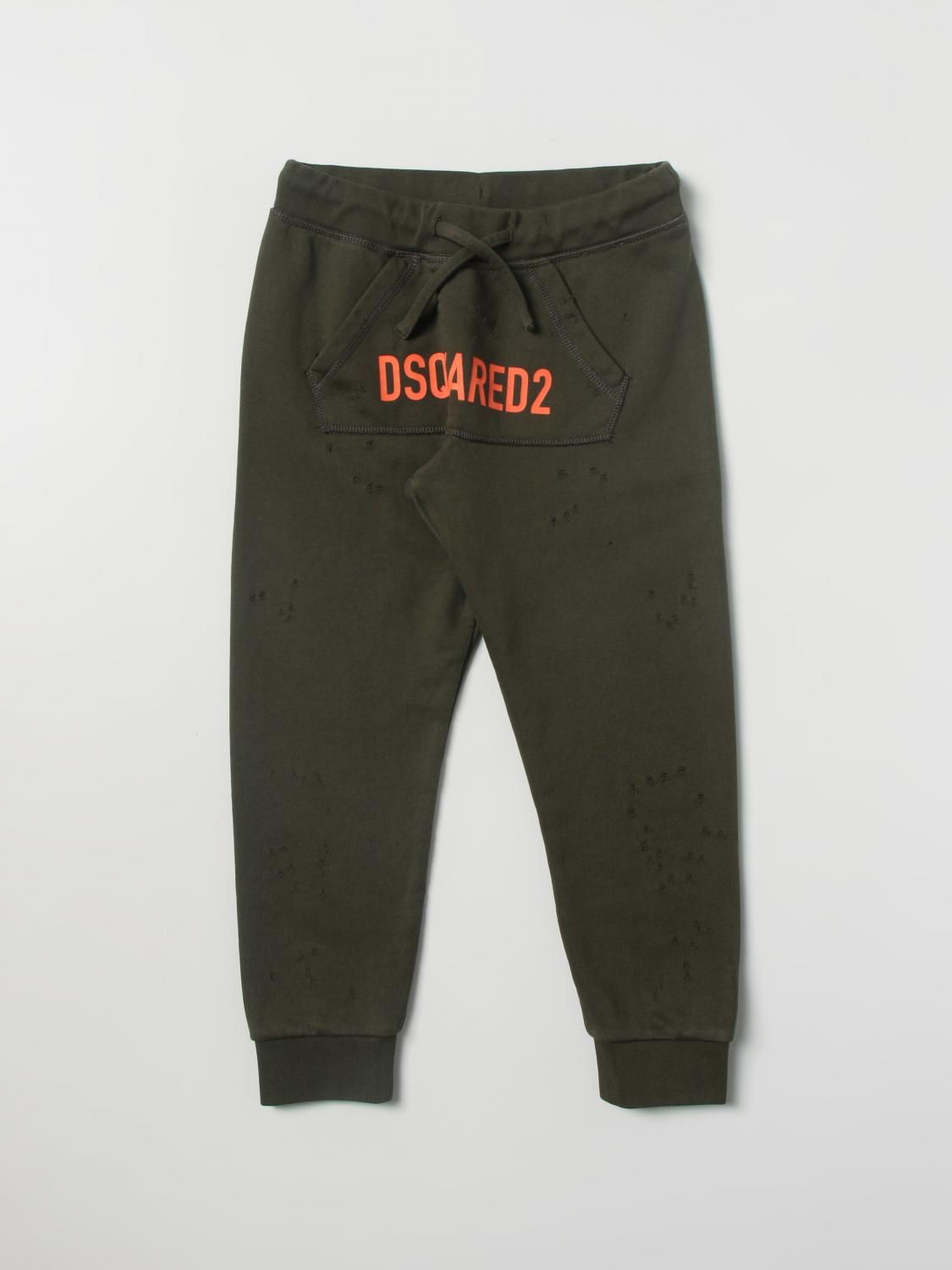 DSQUARED2 PANTALONES: Pantalón niños Dsquared2, Negro - Img 1