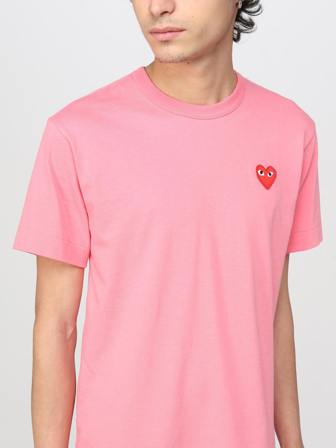 Comme Des Garcons T-shirt men - Pink | P1T272 | GIGLIO.COM