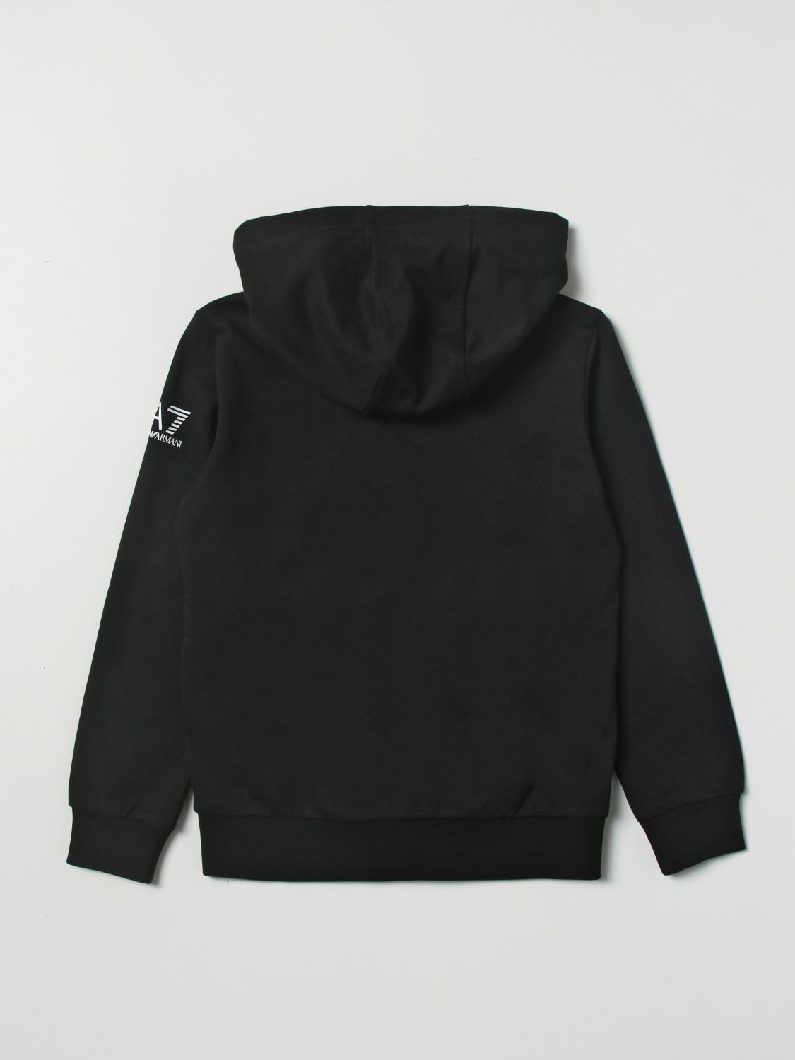 EA7 JERSEY: Jersey niños Ea7, Negro - Img 2