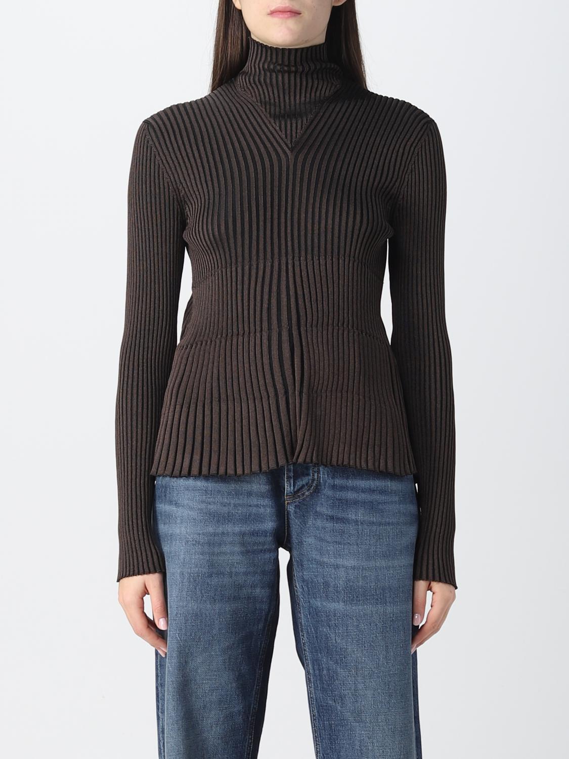 BOTTEGA VENETA PULL: Pull femme Bottega Veneta, Marron - Img 1