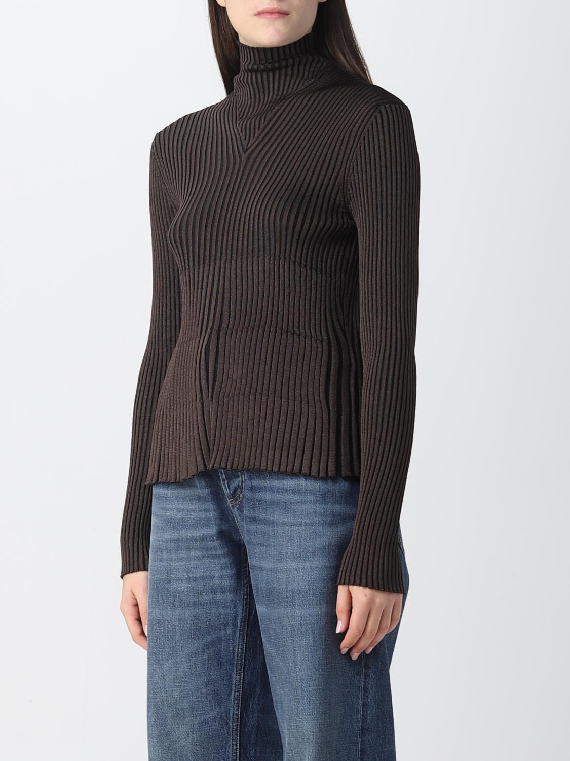 BOTTEGA VENETA PULL: Pull femme Bottega Veneta, Marron - Img 4