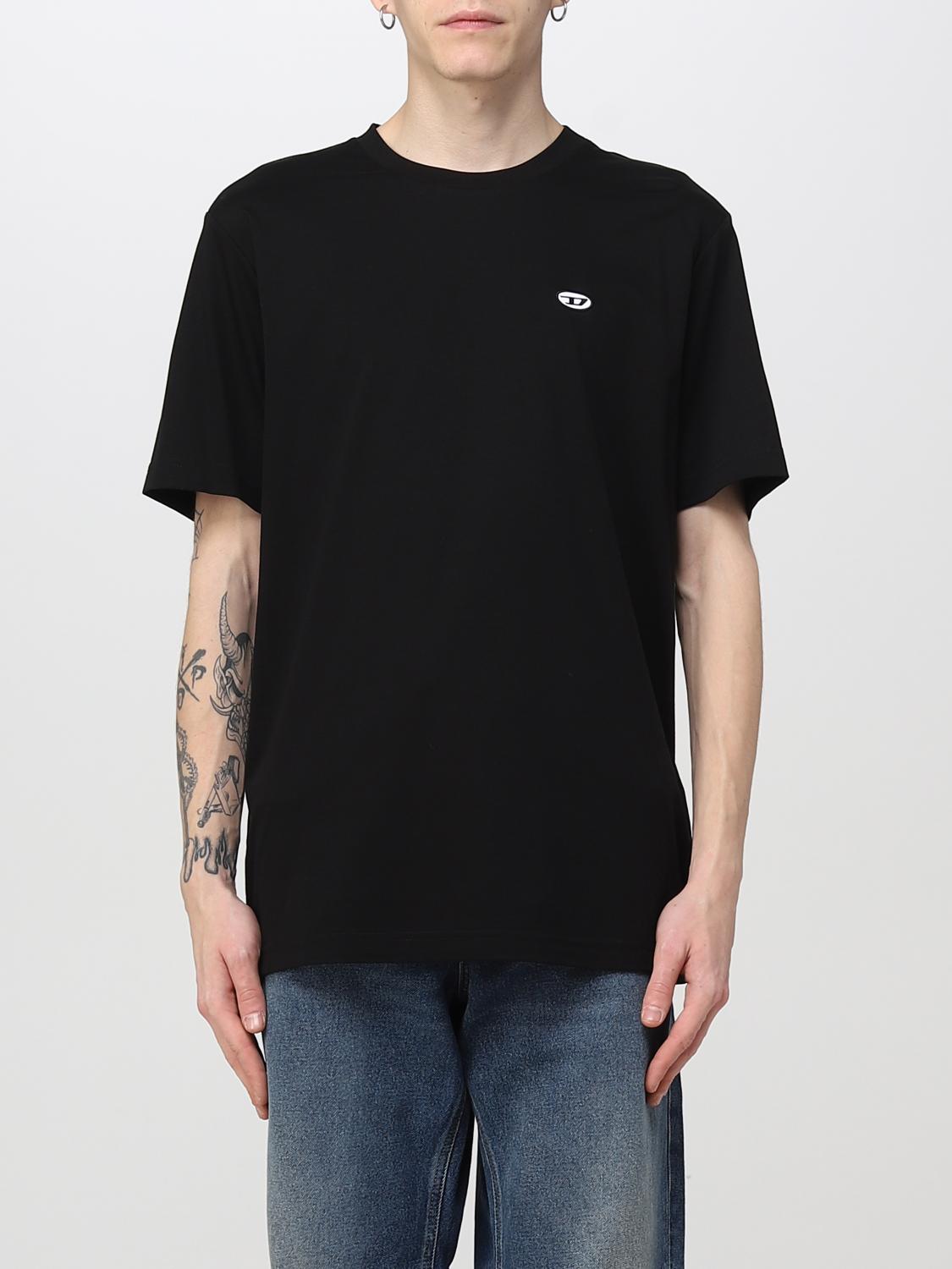 DIESEL T-SHIRT: T-shirt men Diesel, Black - Img 1