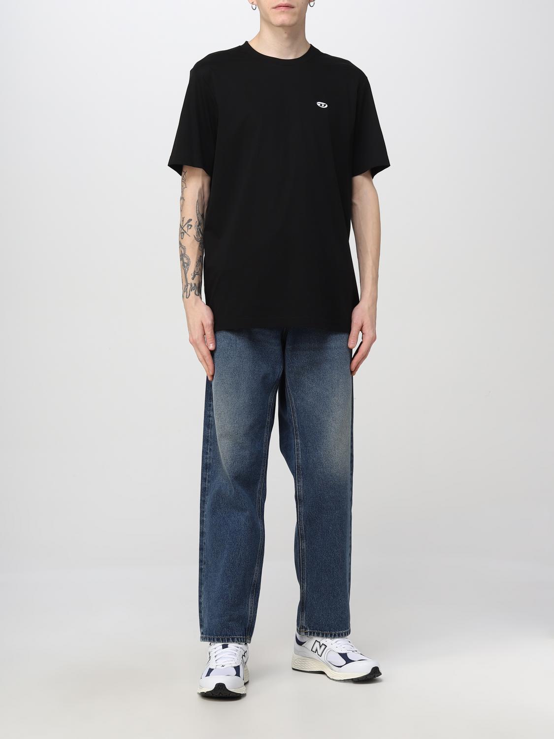DIESEL T-SHIRT: T-shirt men Diesel, Black - Img 2