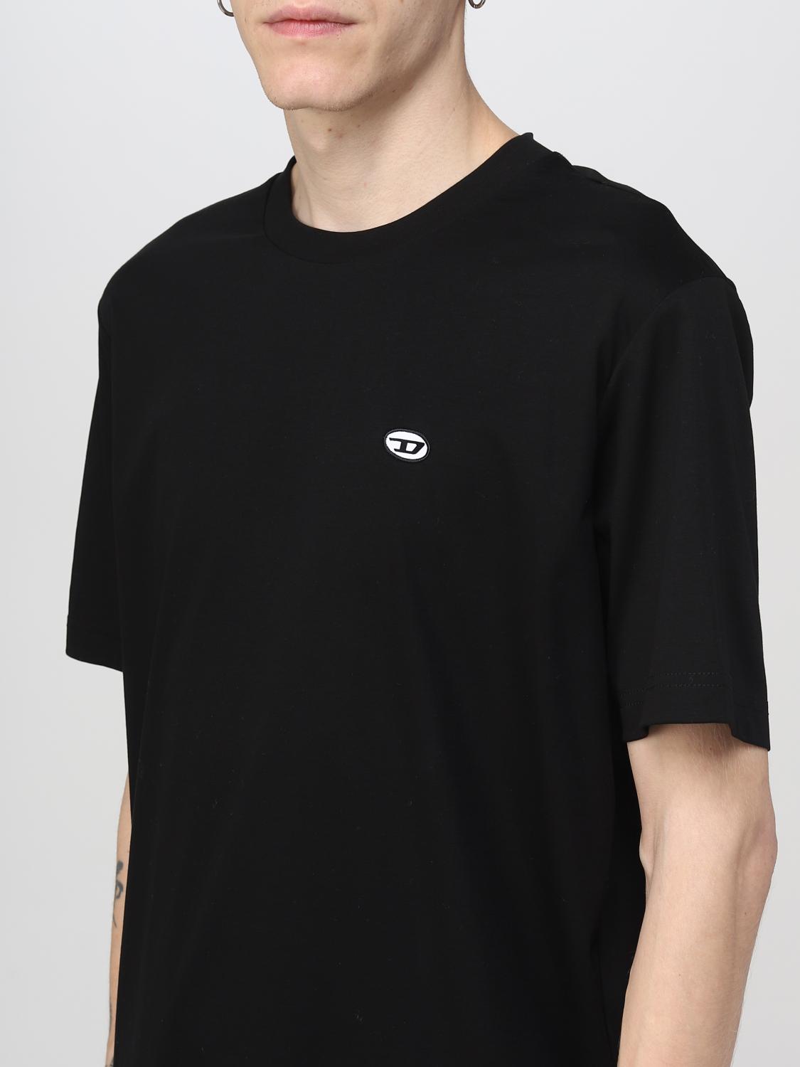 DIESEL T-SHIRT: T-shirt men Diesel, Black - Img 4