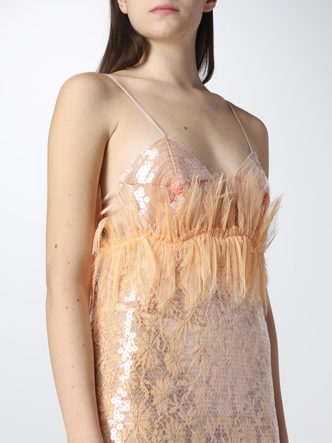 Bottega Veneta Dress woman - Brown | 716599V2F70 | GIGLIO.COM