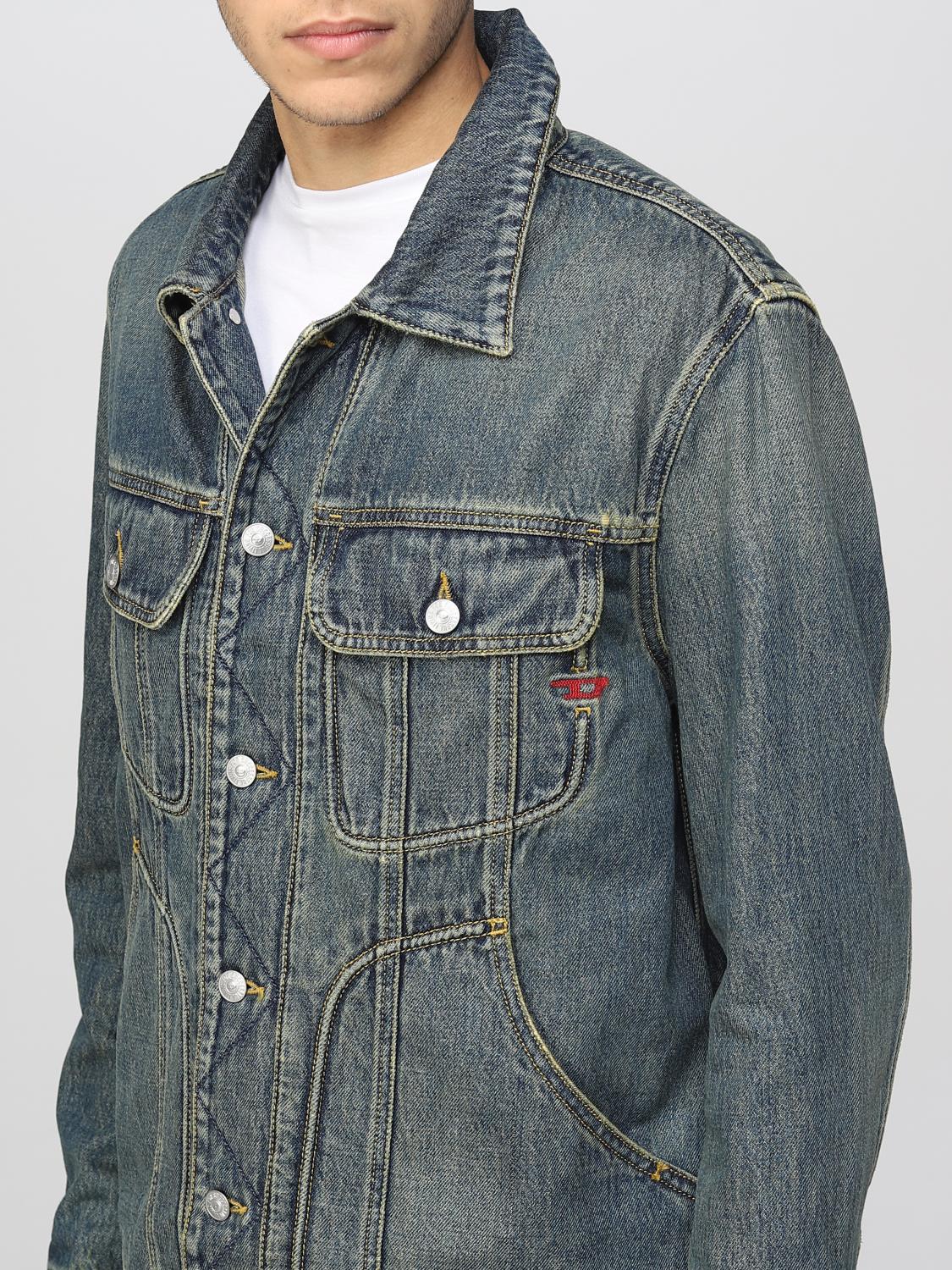 DIESEL 재킷: 재킷 남성 Diesel, 데님 - Img 5