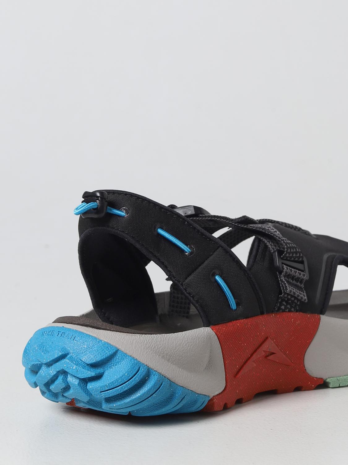 NIKE SANDALS: Sandals men Nike, Black - Img 3