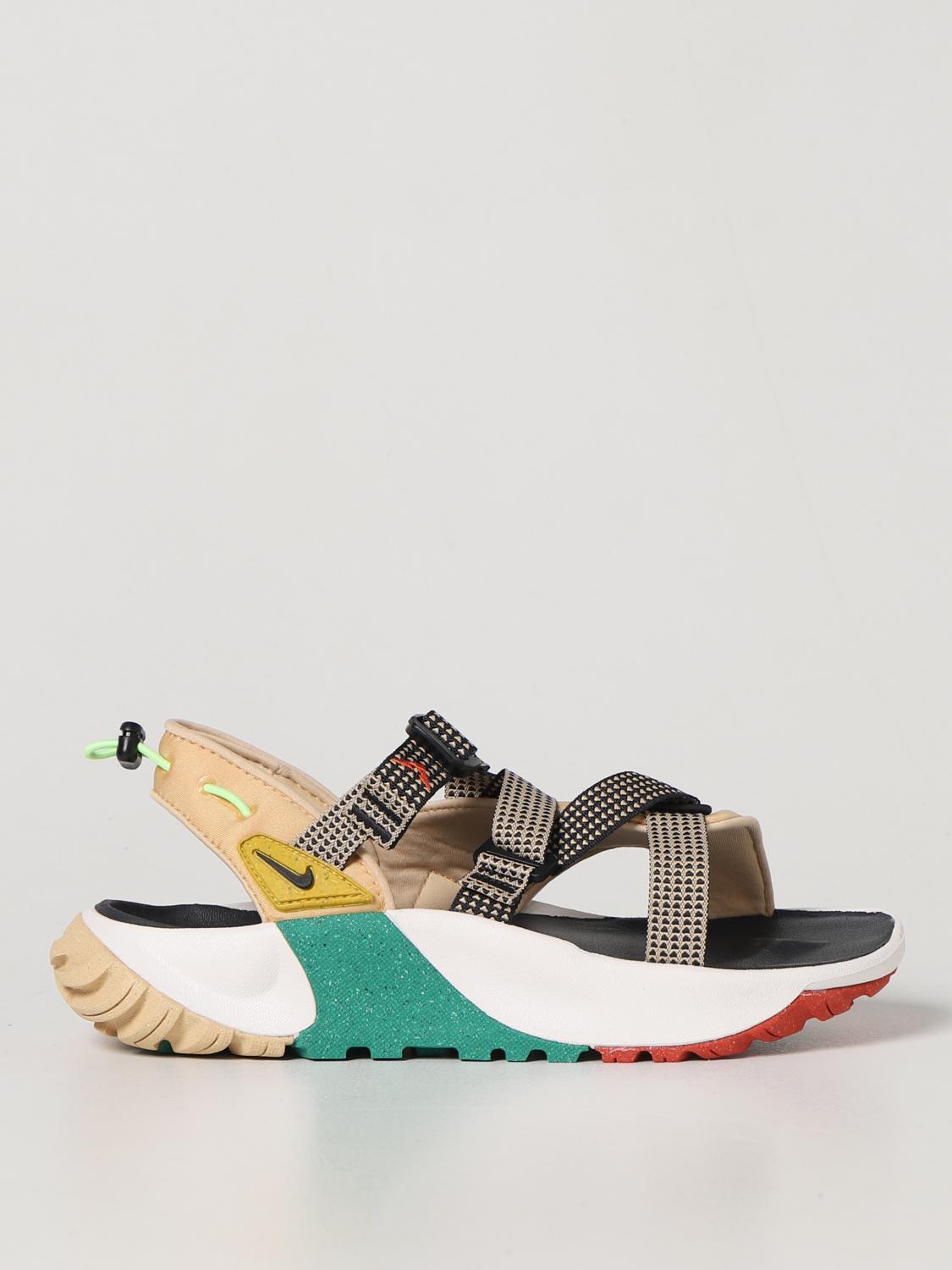 NIKE SANDALS: Sandals men Nike, Beige - Img 1