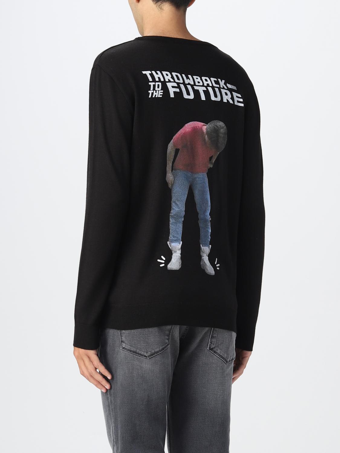 THROWBACK SWEATER: Sweater men Throwback, Black - Img 2