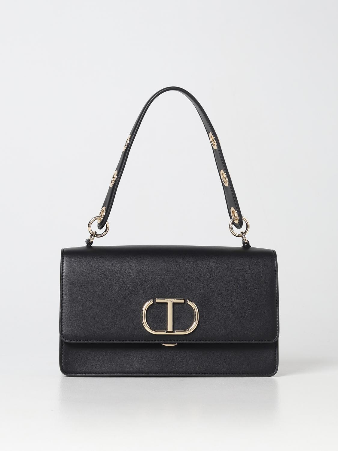 TWINSET Shoulder bag woman Black Twinset shoulder bag 222TD8222 online at