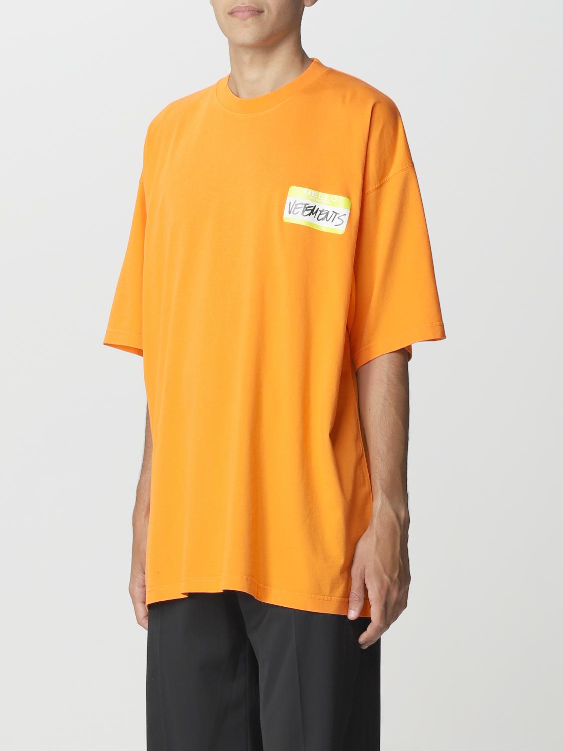 Vetements Tシャツ メンズ Vtmnts - オレンジ | UA53TR170O | GIGLIO.COM