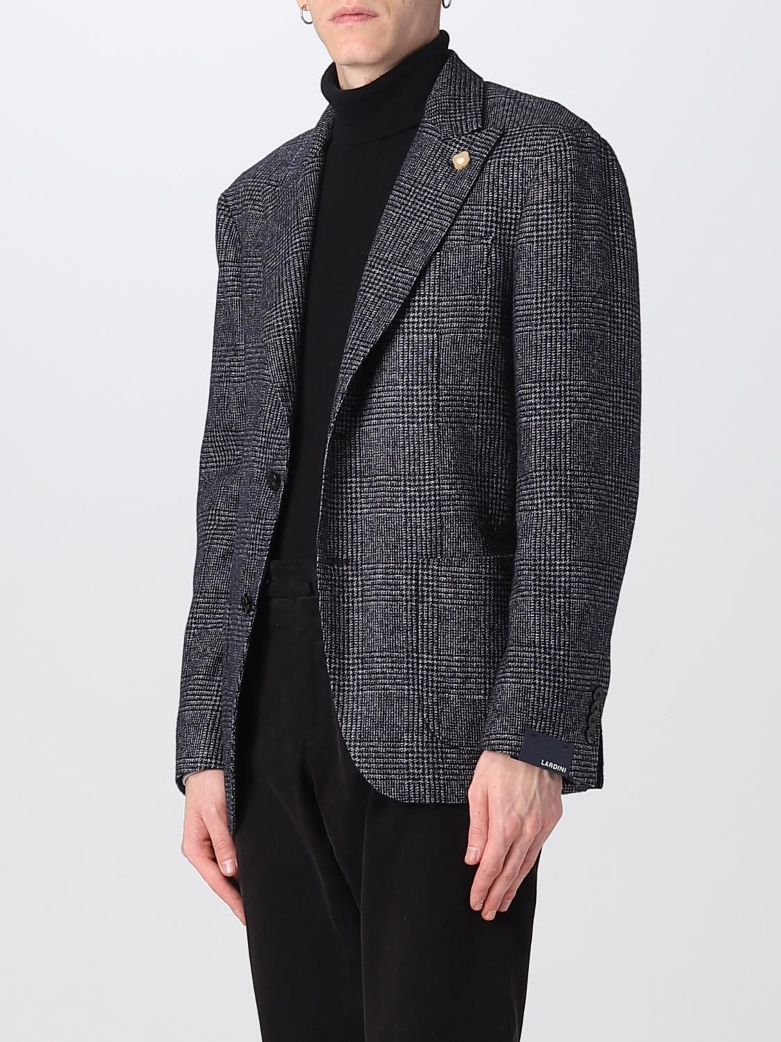 LARDINI JACKET: Jacket men Lardini, Grey - Img 3