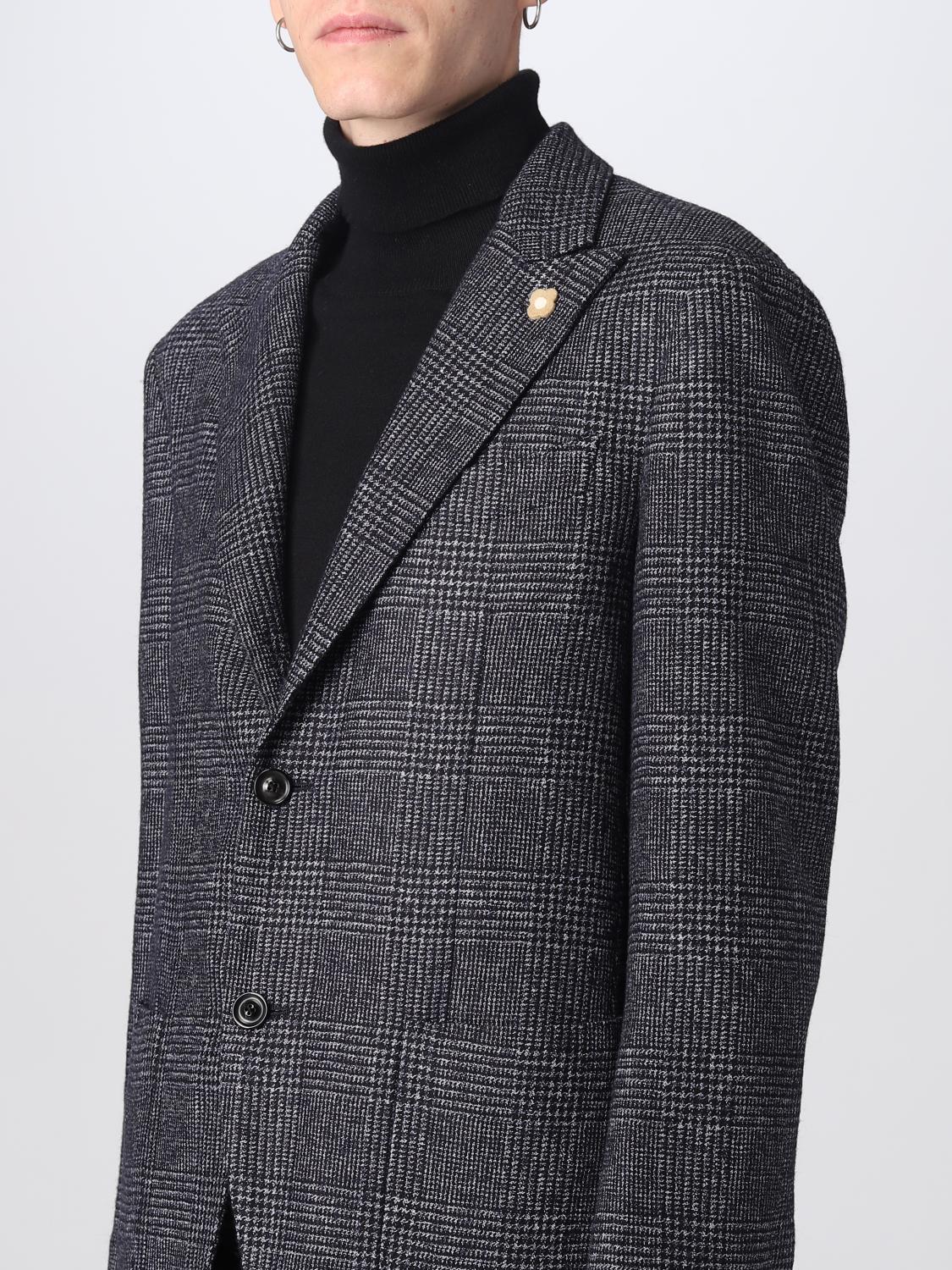 LARDINI JACKET: Jacket men Lardini, Grey - Img 4