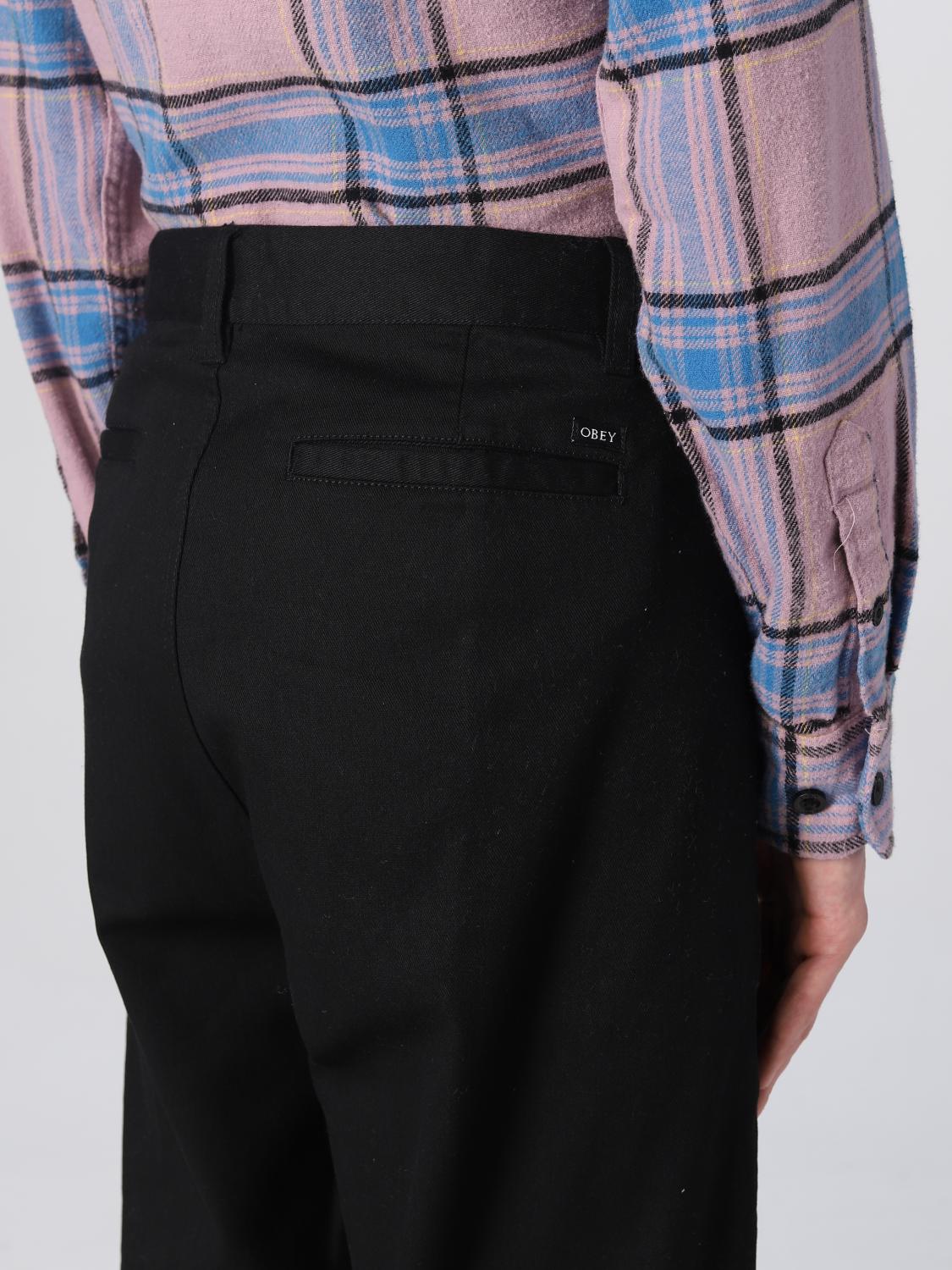 OBEY PANTS: Pants men Obey, Black - Img 4