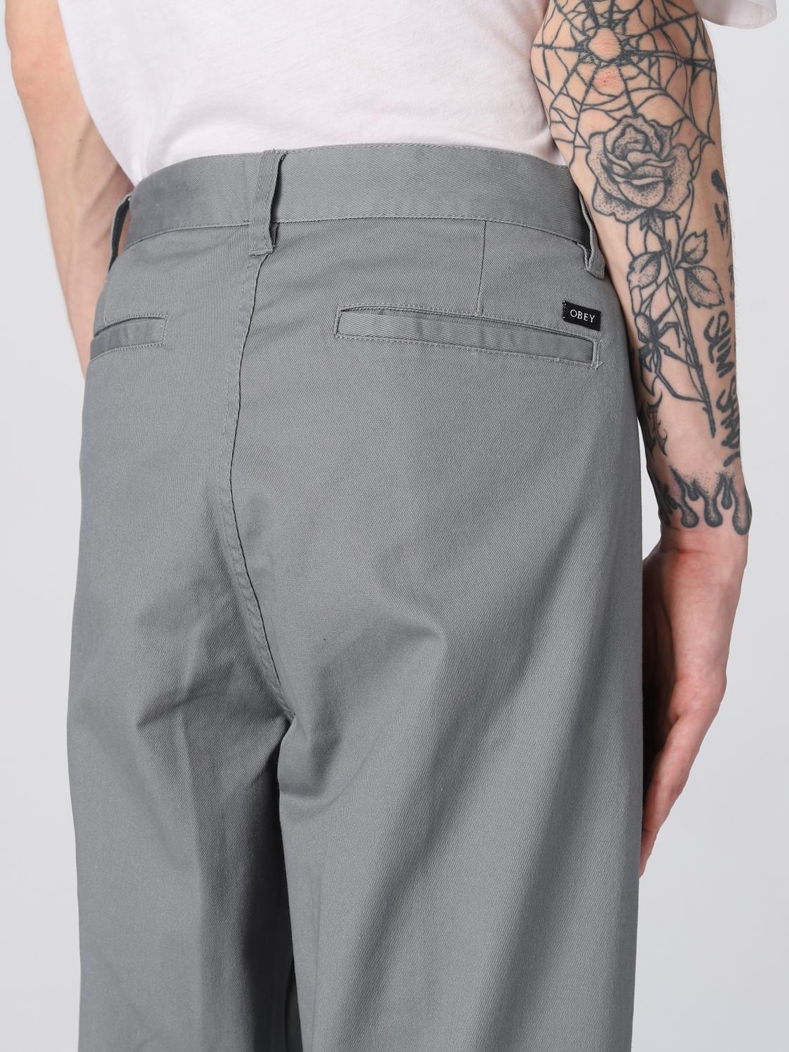 OBEY PANTS: Pants men Obey, Green - Img 4