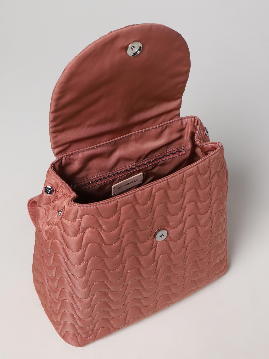 COCCINELLE BACKPACK: Backpack woman Coccinelle, Pink - Img 3