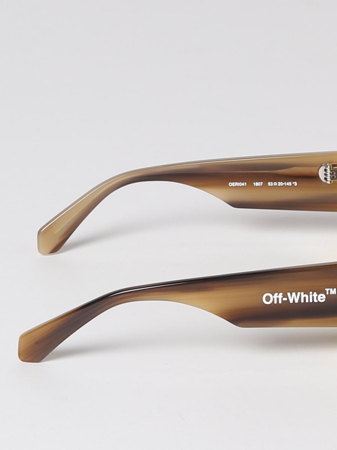 OFF-WHITE OCCHIALI DA SOLE: Occhiali da sole Joan Off-White in acetato, Giallo - Img 3
