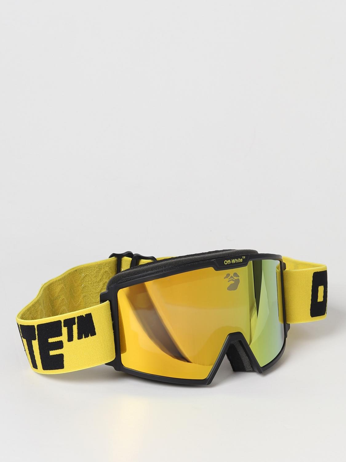 OFF-WHITE SUNGLASSES: Glasses men Off-white, Yellow - Img 1