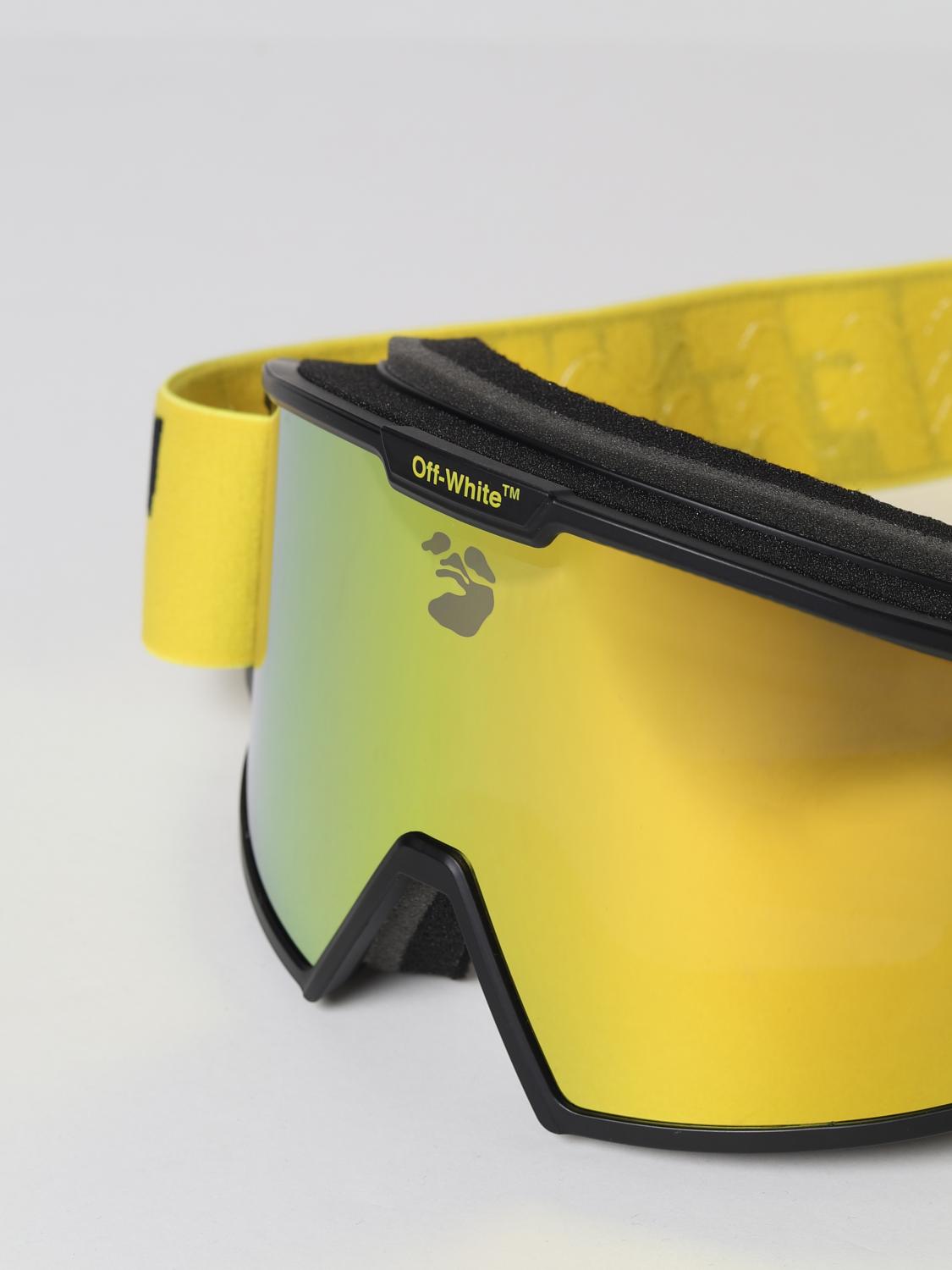 OFF-WHITE SUNGLASSES: Glasses men Off-white, Yellow - Img 4