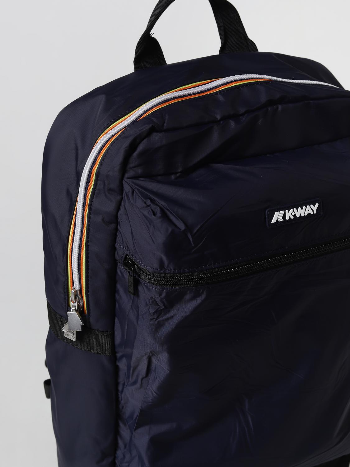 K-WAY ZAINO: Zaino K-Way in nylon, Blue Navy - Img 3