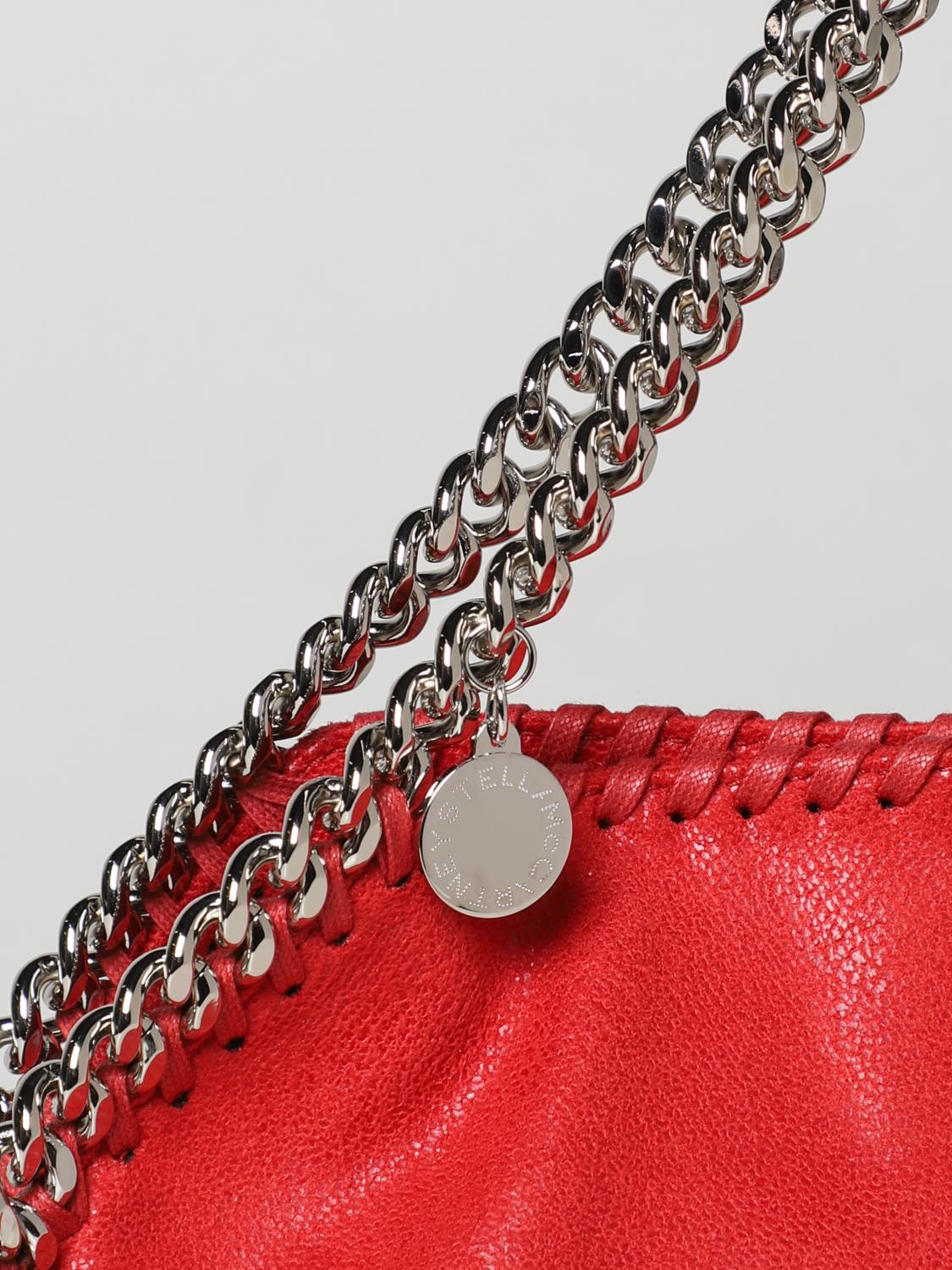 STELLA MCCARTNEY BORSA A MANO: Borsa Tote Falabella Stella McCartney in pelle sintetica, Rosso - Img 3