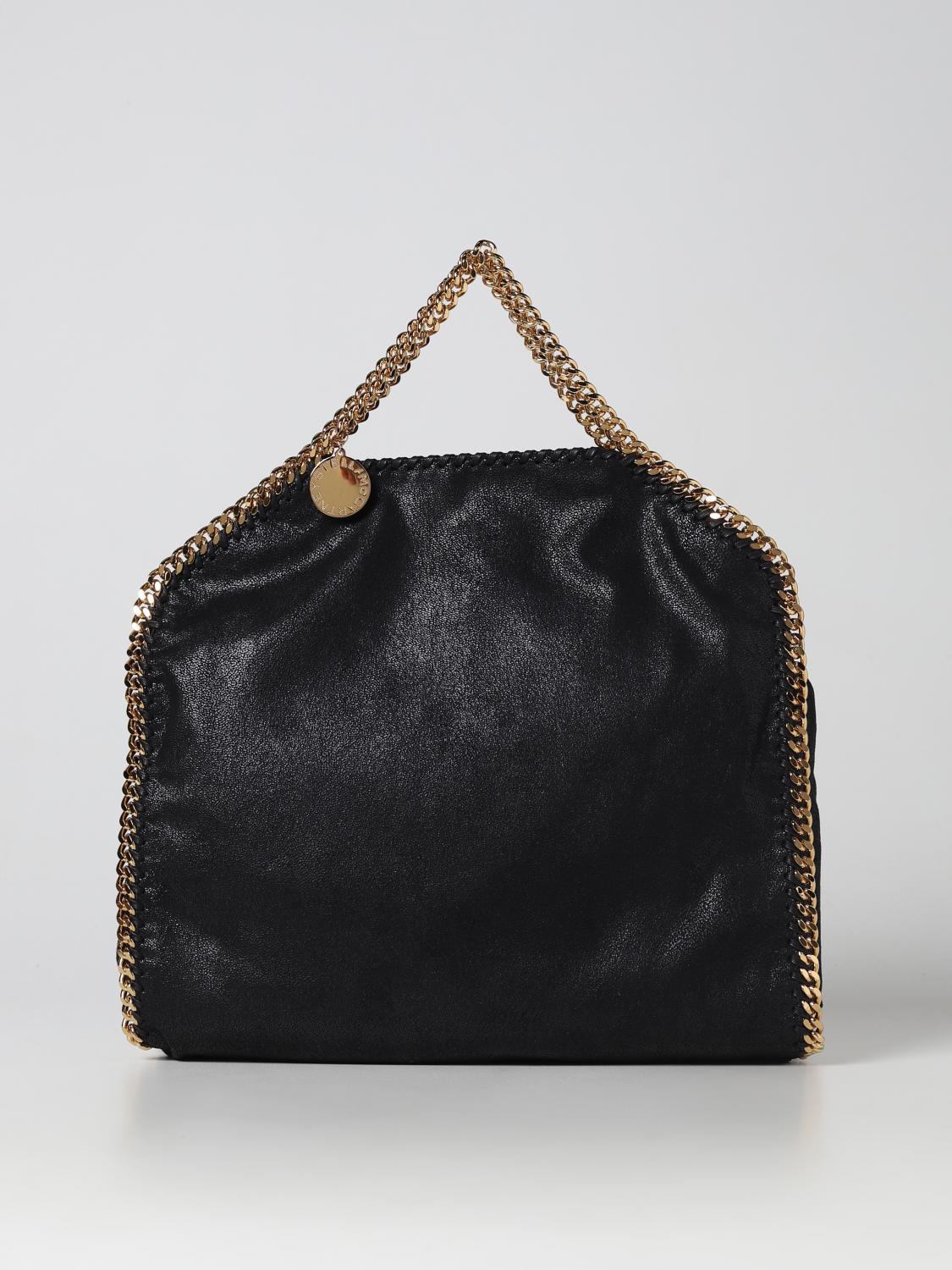 STELLA MCCARTNEY BORSA A SPALLA: Borsa Falabella Stella McCartney in pelle sintetica, Nero - Img 1