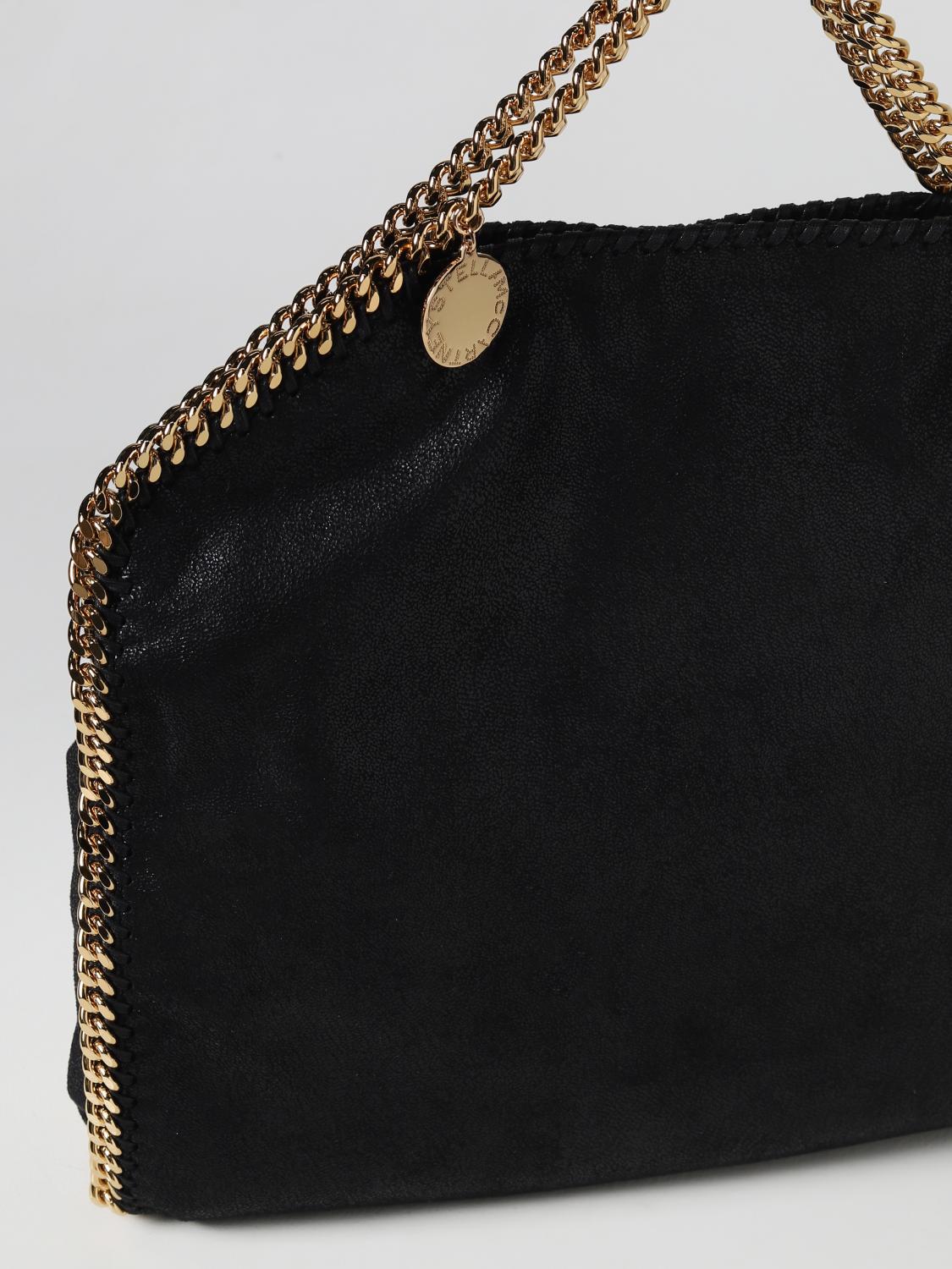 STELLA MCCARTNEY BORSA A SPALLA: Borsa Falabella Stella McCartney in pelle sintetica, Nero - Img 3